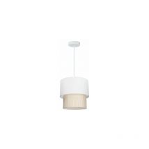 Plafonnier suspendu série Batwe E27 Ø280mm Blanc