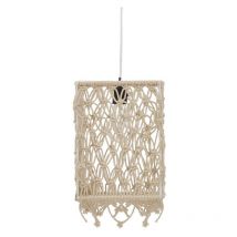 Plafonnier suspension luminaire corde 30x22x110 cm