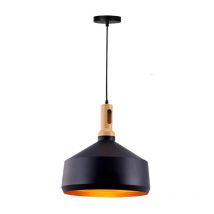 Jardibricodeco - plafonnier suspension luminaire métal noir 35x22 cm
