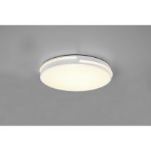 Reality - Plafonnier moderne Tacoma Blanc Led Dimmer 24w Ø40 cm Trio Lighting