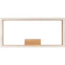 Plafonnier Ter, Bois, Marron, 38x83x5 cm