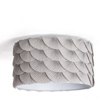 Plafonnier Tissu Anabela Gris