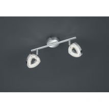Reality - Faretto Tours 2 Spot Led Cromo L30 cm Trio Eclairage