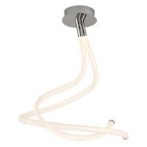 Inspired Lighting - Inspired Mantra - Nur - Plafond, led 50W, 3000K, 3750lm, IP20, Chrome, Garantie 3 ans