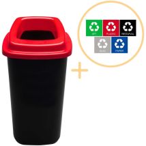 Plafor - sortierbehalter 45l - recycling - rot 88302648 88302648 88302648