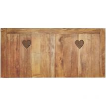 143529 – Letto Head Board Adesivi – The Chalet, Vinile, Marrone, 160 x 0,1 x 59 cm - Plage