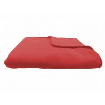 Plaid polyester rouge