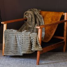 Plaid CHINCHILLA en velours jacquard