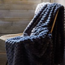Plaid lemming en velours jacquard