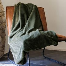 Plaid woodland en fausse fourrure doublée velours