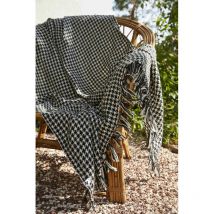 Plaid à franges tissé teint 'Gaspard' toutes dimensions - Taille de plaid: 130 x 160 cm