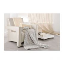 Plaid Antartic Fourrure - 130x180cm - Ecru