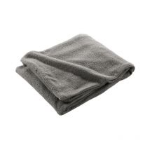 Plaid Bouclette 'Wooly' 180x220cm Gris