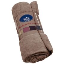 Plaid Couverture Doux Velouté Pile Chaud Duveteux Enveloppant Sofa Lit Fauteuil Beige - 200x220 cm