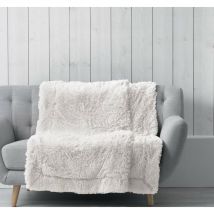 Plaid Couverture imitation Fourrure Marilou Naturel