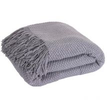 Plaid-decke Hellgrau 180x220cm Denarla