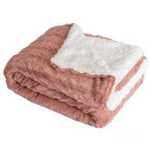 Plaid-decke Warm Rosa 180x220cm Bergil