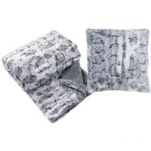 Plaid Ecorce 125 x 150 cm Enjoy Home Plaid + Coussin