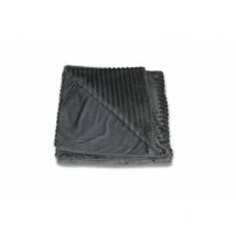 Plaid fausse fourrure gris - Boreal