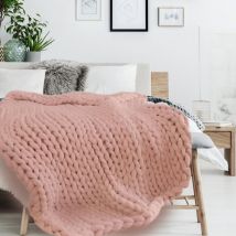 Plaid grosse maille chunky