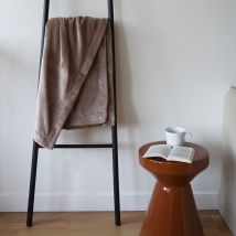 Plaid Polaire Extra Doux Coloris Taupe - 130/170 - Dodo