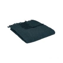 Plaid Mohair 'Kodi' 130x180cm Bleu