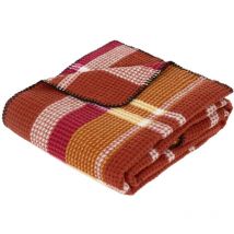 Plaid Owen motif tartan 130x180cm Atmosphera Créateur D'intérieur