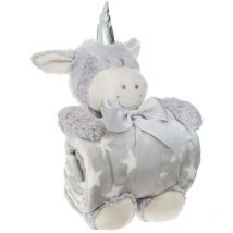Atmosphera - Manta peluche 'Licorne' 75 x 100 cm créateur d'intérieur