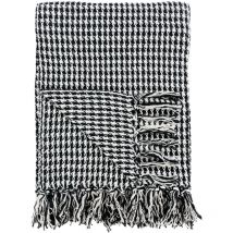 Plaid Pied-de-poule en coton