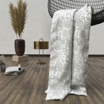 Plaid polaire en microfibre 120x160 cm black dress, par Soleil d'ocre