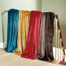 Plaid polaire velvet polyester 150x200 cm