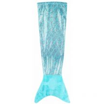 Plaid sirène effet paillette - Diam. 56 x L. 132 cm