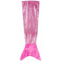 Plaid sirène effet paillette - Diam. 56 x l. 132 cm