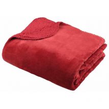 Plaid douceur Rouge 130 x 160 cm