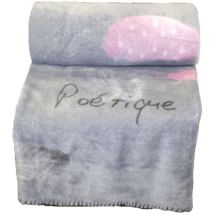 Plaid tout doux 125 x 150 cm Poetique
