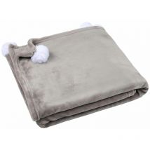Plaid tout doux naturel 130 x 160 cm