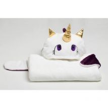 Plaiddecke mit Kapuze und Handschuhen Einhorndecke Kanguru