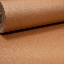 Holden - Plain Copper Brown Wallpaper Textured Bronze Rust Paste The Wall Vinyl Shimmer
