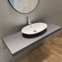 Plan 120 cm aspect béton ciré