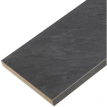 Forestea - Plan de travail stratifié ardoise foncé 2750 x 640 x 28 mm - pefc 75%.