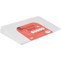 Plan Incliné Bébé 70x35 cm - Pour lit 70x140 cm - Eponge coton - Anti Acariens - Inclinateur 10° - Déhoussable - Fabrication Française
