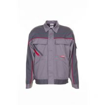 Arbeitsjacke Bundjacke Highline 2311 zink schiefer rot Gr. 58 - Planam