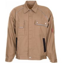 Planam Bundjacke Canvas 320 Gr. 102 Khaki/schwarz