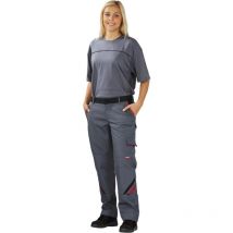 Planam - Highline Damen Bundhose schiefer/schwarz/rot 46