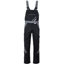 Highline Latzhose schwarz/schiefer/zink 68 - Planam