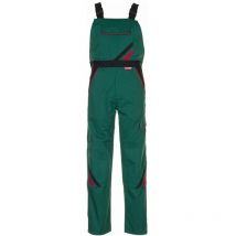 Planam - Highline Latzhose Arbeitshose 2335 grün schwarz rot Gr. 29