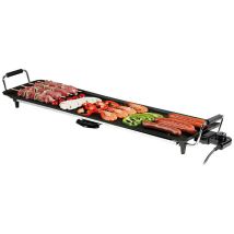 Piastra elettrica Teppan Yaki 1800W 90x23cm – dom231 – Colore nero – Domoclip