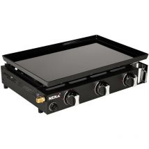 Plancha a gas 3 quemadores - 615 x 41 x 15 cm Neka