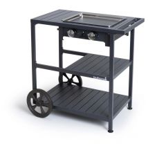 Plancha a gas Barbecook victor' con supporto trolley, 43x35 cm