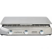 Campingaz - plancha gaz a poser master 3 lx - 73x40 cm - Plaque fonte émaillée - Couvercle s
